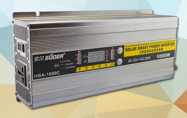 Charger Inverter 1000W 12V รุ่น HBA1000C